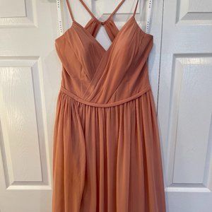 Azazie Cora Champagne Rose A14